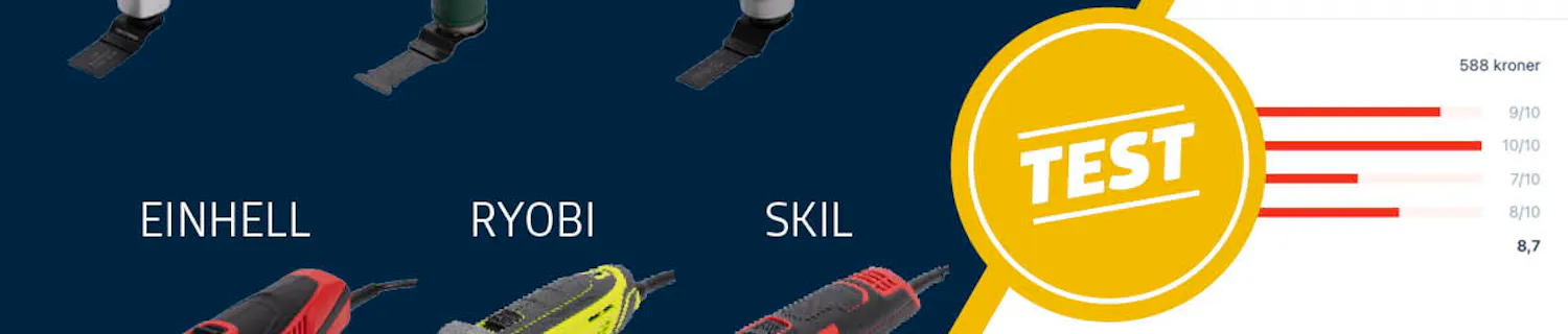 Vi tester 6 multicuttere på ledning Vi tester 6 multicuttere på ledning